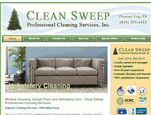 Tablet Screenshot of cleansweepp.com